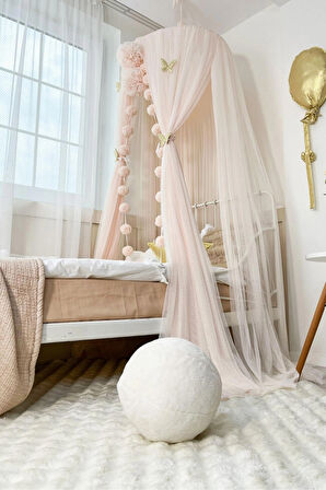 Pamuka Tül Cibinlik Deluxe Pinkish Vanilla