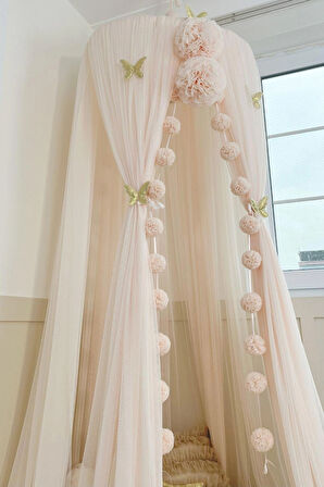 Pamuka Tül Cibinlik Deluxe Pinkish Vanilla