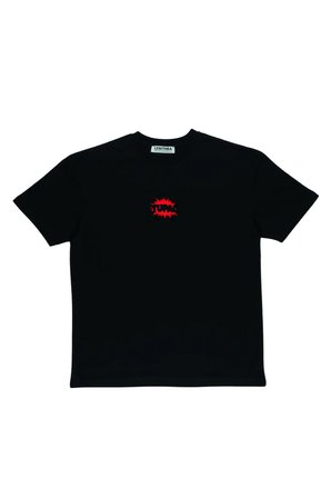 Lenithra Tupac Sırt Baskılı Unisex Oversize T-shirt Siyah / S