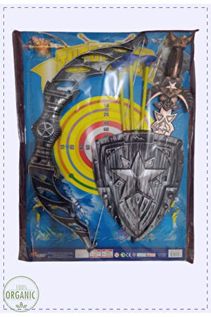 Kılıç Kalkan Ve Ok Yay Seti Kız Cocuk Erkek Cocuk Oyuncak