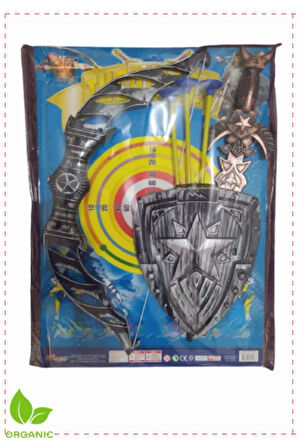 Kılıç Kalkan Ve Ok Yay Seti Kız Cocuk Erkek Cocuk Oyuncak