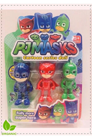 Pj Maskeliler Pj Masks 3 Lü Oyuncak Set Pija Maskeliler Kız Erkek Cocuk Oyuncak Egitici Oyun