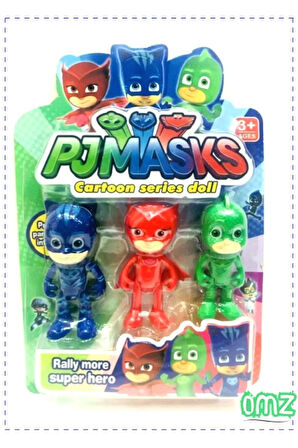 Pj Maskeliler Pj Masks 3 Lü Oyuncak Set Pija Maskeliler Kız Erkek Cocuk Oyuncak Egitici Oyun