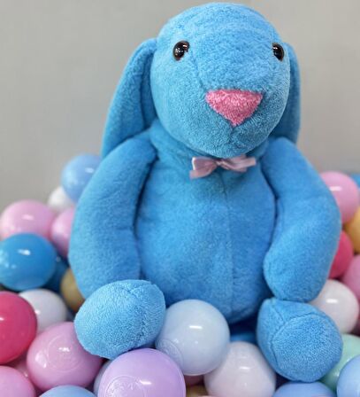 Uyku Arkadaşım PAPYONLU Uzun Kulak Bunny Peluş Tavşan 65 cm