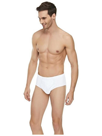 Tutku Elit Beyaz Renk 6 Adet Slip Külot