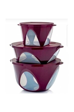 Tupperware Tutku Set 3'lü Saklama Kabı