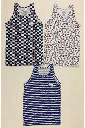 12 Adet Elastan Empirme Desenli Atlet