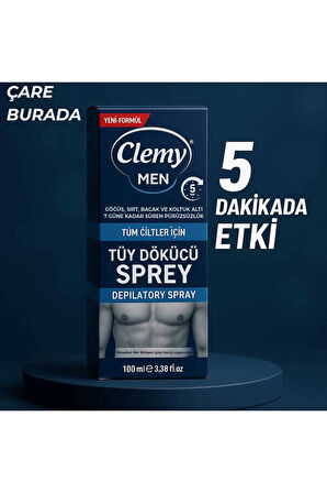 Tüy Dökücü Sprey 100 ml (Erkek)