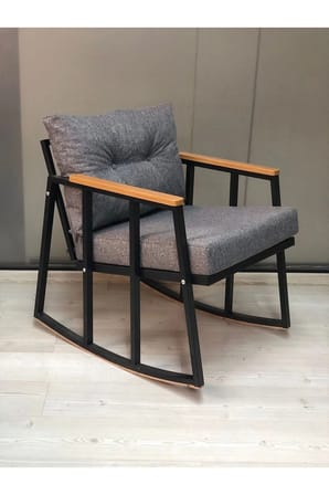 Adımhops Sallanan Sandalye Tv Koltuğu Kafe-balkon-mutfak-berjer-ofis-salon Sallanır Tekli Koltuk