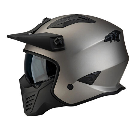 SWAY SW 726X TOKYO Dark Titanium Moduler Kask