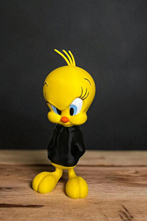 21 CM 3D baskı Tweety figürü, Looney Tunes figür, çizgi film figürü