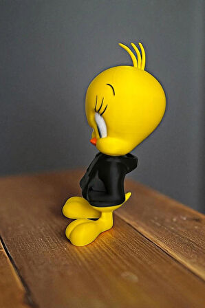21 CM 3D baskı Tweety figürü, Looney Tunes figür, çizgi film figürü