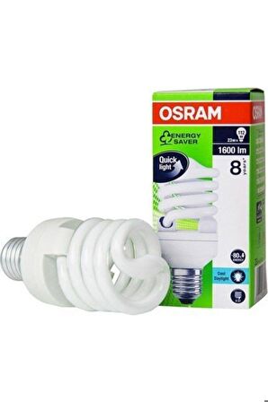 Osram Dulux Mini Twist 23W Tasarruflu Spiral Ampul Beyaz 10 Adet