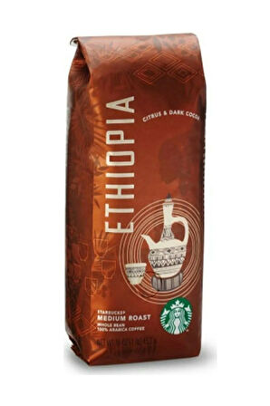 Starbucks Ethiopia Medium Roast 250 Gr Metal Filtre Için Öğütülmüş Çekirdek Kahve