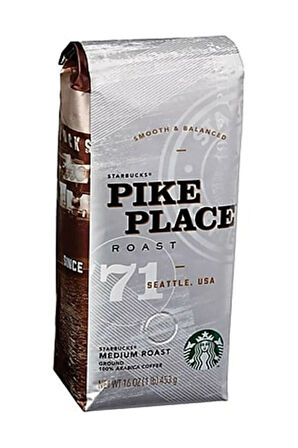 Starbucks Pike Place 250 Gr Kağıt Filtre Için Öğütülmüş Çekirdek Kahve