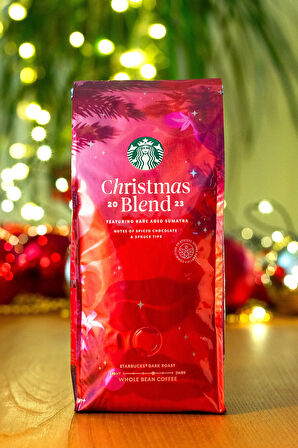 Starbucks Christmas Blend ve Christmas Blonde Çekirdek Filtre Kahve 2024 Yılbaşı Özel 250gx2 Adet