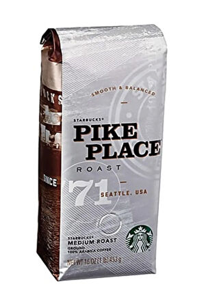 Starbucks Pike Place Filtre Kahve 250 gr Kahve Makinası İçin Çekilmiş