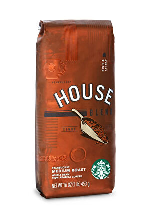 Starbucks House Blend Filtre Kahve Kahve Makinası Için Çekilmiş 250 gr