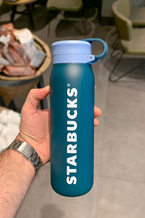 Starbucks Paslanmaz Çelik Termos - Lacivert - 591 ml