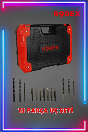 20 V 2.0 Ah Çift Akülü Darbeli matkap Kömürsüz Motor RDX3404