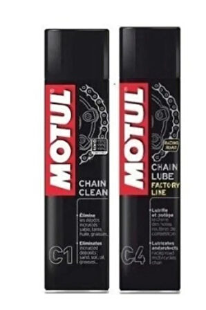 Motul C1 C4 Zincir Temizleme , Zincir Yağlama