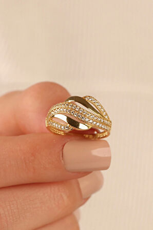 Taşlı Altın Yüzük ty001