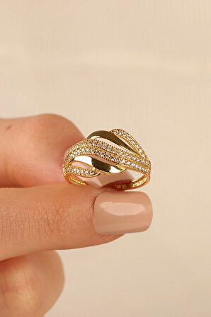 Taşlı Altın Yüzük ty001