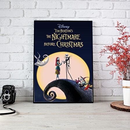 The Nightmare Before Christmas /Noel Gecesi Kabusu Animasyon Film Poster 30x42 Çerçevesiz 