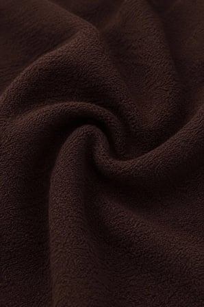 Erkek 2'li Krep Kumaş Cepli Gömlek Şort Takım Kısa Kollu Bağcıklı - Kahverengi & Beyaz