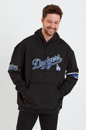Erkek  İplik Pamuklu Kapüşonlu Baskılı Cepli Oversize Sweatshirt Hoodie - Siyah