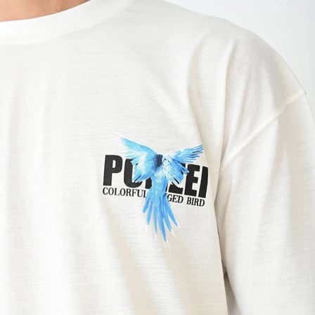 Erkek Baskılı T-Shirt Kısa Kol Bisiklet Yaka Regular Fit Rahat Kalıp Günlük Tişört - Beyaz