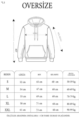 Kadın Kapüşonlu Kanguru Cepli  İplik Pamuklu Oversize Hoodie Sweatshirt - Füme
