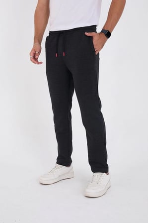 Erkek Üç İplik Basic Eşofman Pantolon - Antrasit