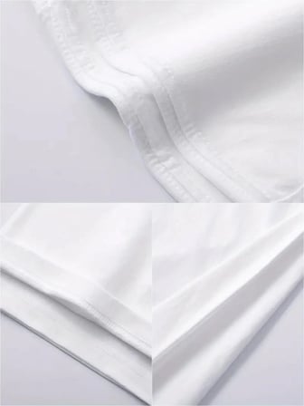 Erkek Tişört Bisiklet Yaka Kore sevimli ayı baskı Kısa Kol T-Shirt  - Beyaz