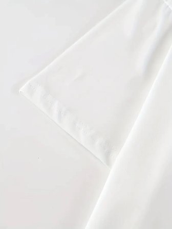 Kadın New York Baskılı Tişort Kısa Kol Bisiklet Yaka T-shirt - Beyaz