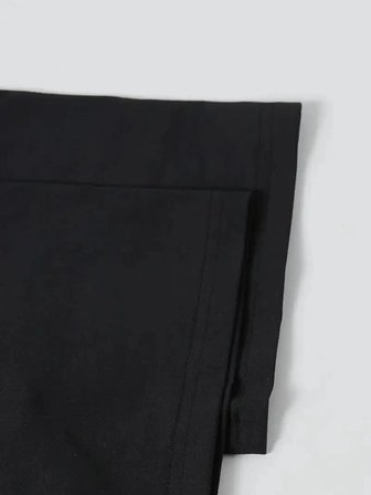 Kadın T-Shirt Ördek Baskılı Bisiklet Yakalı Kısa kol Tişört - Siyah