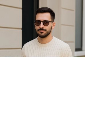 Erkek Fitilli Triko Kazak ’li Set Bej Beyaz Kalın Dokuma Pamuklu Regular Fit Bisiklet