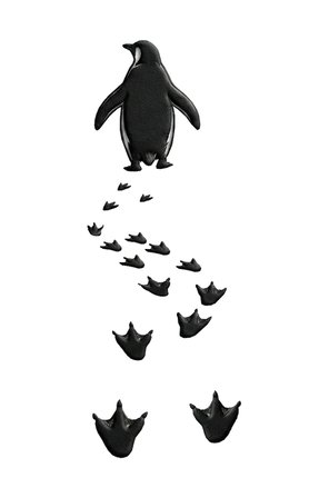 Kadın T-Shirt Nihilist Penguen Baskılı Bisiklet Yaka Kısa kol yazlık Tişört - Beyaz