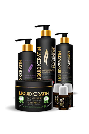 Çift Etkili Saç Botoksu No 1 - (ONARIM BAKIM) Keratin Seti - Yanan Yıpranan Kabaran Saçlara