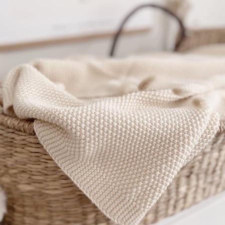Naturaborn Triko Desensiz 80x100 cm Bebek Battaniyesi Bej