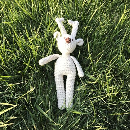 Naturaborn Natural amigurumi el örgüsü oyuncak geyik