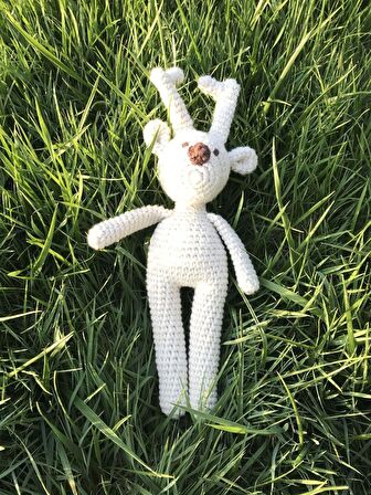 Naturaborn Natural amigurumi el örgüsü oyuncak geyik