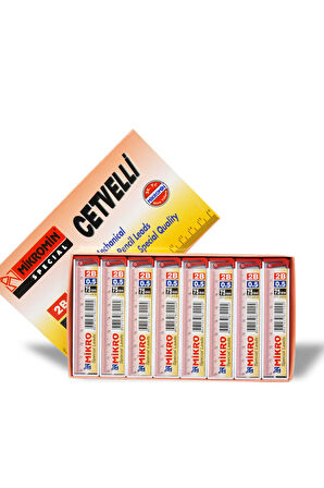 0.5 Cetvelli Min Uç 75 mm 2B (6 Adet)
