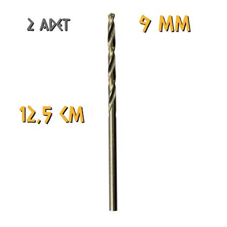 Kupa Tyson Metal Ahşap Delici HSS Matkap Ucu 9.0 mm. - 2 Adet