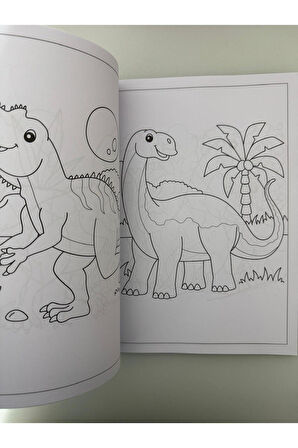 Dinazorlar Boyama Kitabı