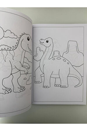 Dinazorlar Boyama Kitabı