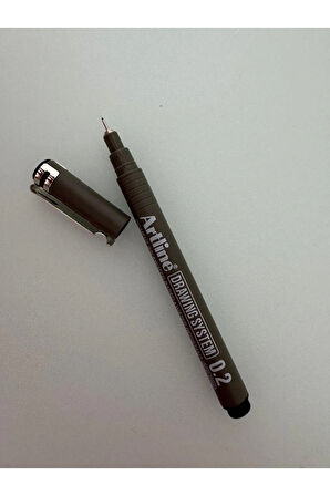 Çizim Kalemi 0.2 MM Siyah (3 adet)