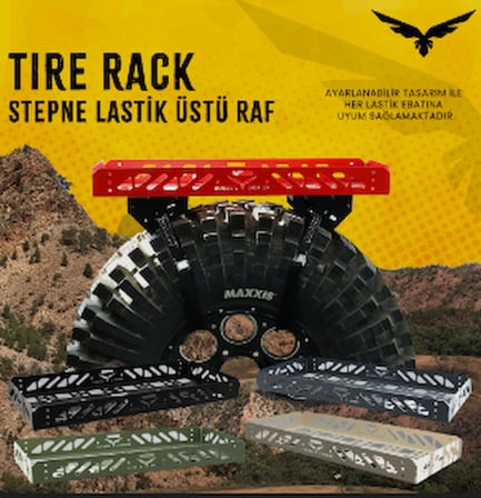 Stepne Lastik Üstü Raf
