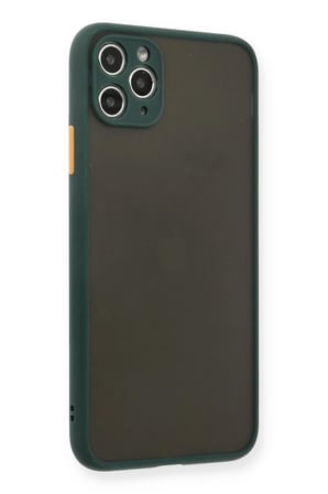Iphone 11 Pro Max Kılıf Montreal Silikon Kapak - Yeşil
