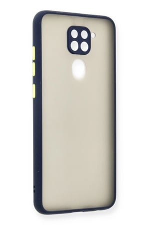 Redmi Note 9 Kılıf Montreal Silikon Kapak - Lacivert